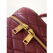 Imitazione Borsa mini Vanity Gaby YSL Saint Laurent Bordeaux