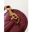 Imitazione Borsa mini Vanity Gaby YSL Saint Laurent Bordeaux