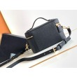 Imitazione Borse Firmate Replica mini Vanity Prada Granata Nera