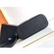 Imitazione Borse Firmate Replica mini Vanity Prada Granata Nera