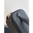 Imitazione Borse Firmate Replica mini Vanity Prada Granata Nera