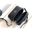 Imitazione Borse Firmate Replica mini Vanity Prada Granata Nera