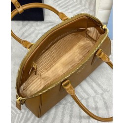 Imitazione Borsa Prada Media Saffiano 1BG537 Caffè