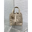 Imitazione Borsa tote verticale Dior piccola/media Dior Toujours albicocca