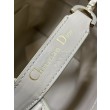 Imitazione Borsa tote verticale Dior piccola/media Dior Toujours albicocca