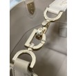 Imitazione Borsa tote verticale Dior piccola/media Dior Toujours albicocca