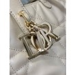 Imitazione Borsa tote verticale Dior piccola/media Dior Toujours albicocca