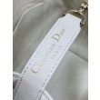 Imitazione Borsa tote verticale Dior piccola/media Dior Toujours bianca