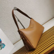 Imitazione Prada Aimee Large Shoulder Bag Marrone Imitazione Prada Aimee Large Shoulder Bag Marrone