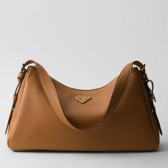 Imitazione Prada Aimee Large Shoulder Bag Marrone Imitazione Prada Aimee Large Shoulder Bag Marrone