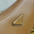 Imitazione Prada Aimee Large Shoulder Bag Marrone Imitazione Prada Aimee Large Shoulder Bag Marrone