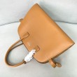 Imitazione Prada Large Tote Bag con Fibbie Marrone