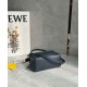 Qualità Specchio Replica Borsa Loewe Puzzle Mini Pelle di vitello granulata blu navy Riproduzione Fedele Borsa Loewe Puzzle Mini Pelle di vitello granulata blu navy imitazioni