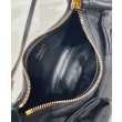 Mini-bag in nylon/nappa Prada Re-Nylon con fiocco 1BC241 Nero