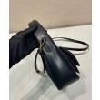 Mini-bag in nylon/nappa Prada Re-Nylon con fiocco 1BC241 Nero