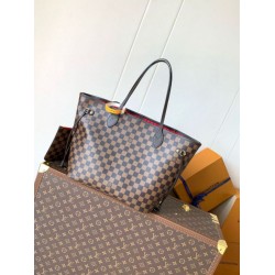 Qualità superiore replica Louis Vuitton Neverfull MM Damier Ebene Canvas N40599 Qualità superiore replica Louis Vuitton Neverfull MM Damier Ebene Canvas N40599