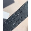Qualità superiore replica Nuova fibbia Cassandre YSL Saint Laurent Cintura 20MM Nero