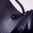 Portafoglio a catena Envelope YSL Saint Laurent WOC Tutto nero