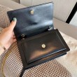 Portafoglio a catena Sunset YSL Saint Laurent WOC Nero