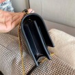 Portafoglio a catena Sunset YSL Saint Laurent WOC Nero