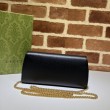 Portafoglio con catena continentale Gucci Blondie 725215 nero