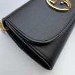 Portafoglio con catena continentale Gucci Blondie 725215 nero