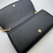 Portafoglio con catena continentale Gucci Blondie 725215 nero