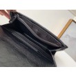 Portafoglio grande Niki YSL Saint Laurent Crinkled Vintage Nero