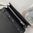 Pari all'originale replica Portafoglio YSL Saint Laurent WOC Monogram Chain Noir