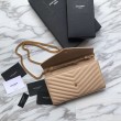 Portafoglio YSL Saint Laurent WOC Monogram Chain Poudre