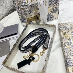 Riproduzione Fedele falso Dior Tracolla Micro Regolabile Blu imitazioni