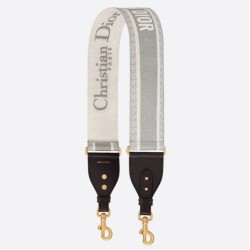 Riproduzione Fedele falso Christian Dior Tracolla Grigio imitazioni