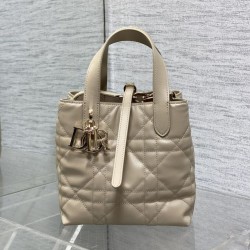 Qualità Specchio Replica Imitazione Borsa tote verticale Dior piccola/media Dior Toujours albicocca Riproduzione Fedele Imitazione Borsa tote verticale Dior piccola/media Dior Toujours albicocca imitazioni