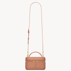 Riproduzione Fedele Borse Replica Alta Qualità mini Vanity Gaby YSL Saint Laurent in Barely Pink imitazioni