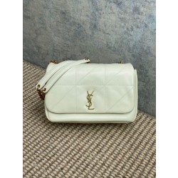 YSL Saint Laurent Jamie 4.3 Borsa Replica 1:1 piccola Pelle di agnello bianca