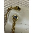 YSL Saint Laurent Jamie 4.3 Borsa piccola Pelle di agnello grigia