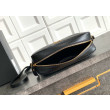 YSL saint Laurent Lou camera bag nera in vitello trapuntato YSL saint Laurent Lou camera bag nera in vitello trapuntato