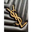 YSL saint Laurent Lou camera bag nera in vitello trapuntato YSL saint Laurent Lou camera bag nera in vitello trapuntato