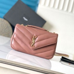 Qualità Specchio Replica Borse Firmate piccola LouLou YSL Saint Laurent Hortensia Matelasse Riproduzione Fedele Borse Firmate Replica piccola LouLou YSL Saint Laurent Hortensia Matelasse imitazioni