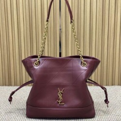 Riproduzione Fedele Bora Pari all'originale replica shopping Pochon grande YSL Saint Laurent Jamie 4.3 Rossa imitazioni