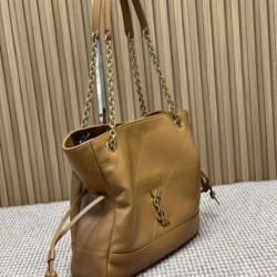 Riproduzione Fedele Qualità superiore replica shopping Pochon grande YSL Saint Laurent Jamie 4.3 Muschio imitazioni