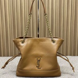 Riproduzione Fedele Qualità superiore replica shopping Pochon grande YSL Saint Laurent Jamie 4.3 Muschio imitazioni
