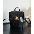 Zaino Celine Celine Bonnie Pelle di vitello liscia Nero