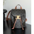 Zaino Celine Celine Bonnie Triomphe Canvas Coffee