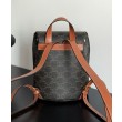 Zaino Celine Celine Bonnie Triomphe Canvas Coffee