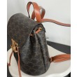 Zaino Celine Celine Bonnie Triomphe Canvas Coffee