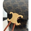 Zaino Celine Celine Bonnie Triomphe Canvas Coffee