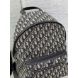 Zaino Dior Rider Dior Oblique Jacquard Beige/Nero