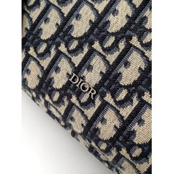 Borsa Replica 1:1 hobo morbida Dior Rider piccola da uomo replica Dior Oblique Jacquard beige/nero