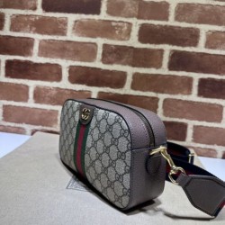 Riproduzione Fedele Borsa a tracolla Gucci Ophidia piccola da uomo 752591 marrone Imitazioni imitazioni